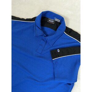 Vintage Anchor Blue Polo Short Size Large Blue Y2K